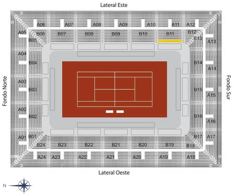 Estadio Manolo-Santana Platinum Seats Section B11
